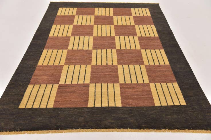 Detail image of 5' 4 x 7' 7 Hand Knotted Modern Ziegler Rug