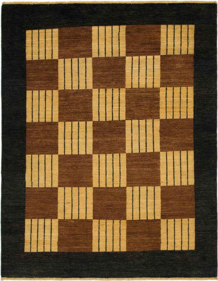 Detail image of 5' 4 x 7' 7 Hand Knotted Modern Ziegler Rug