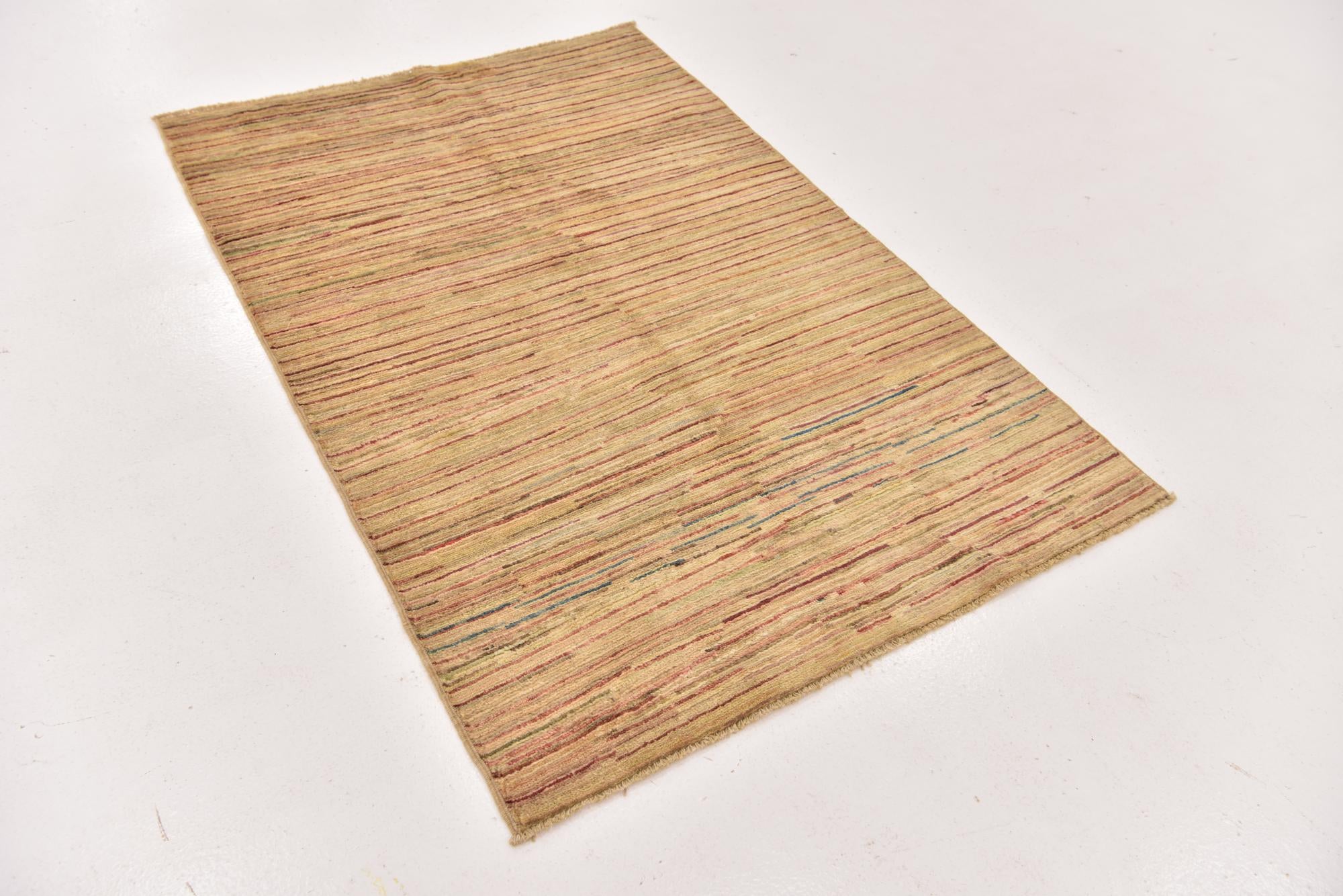 3' 8 x 5' 5 Hand Knotted Modern Ziegler Rug
