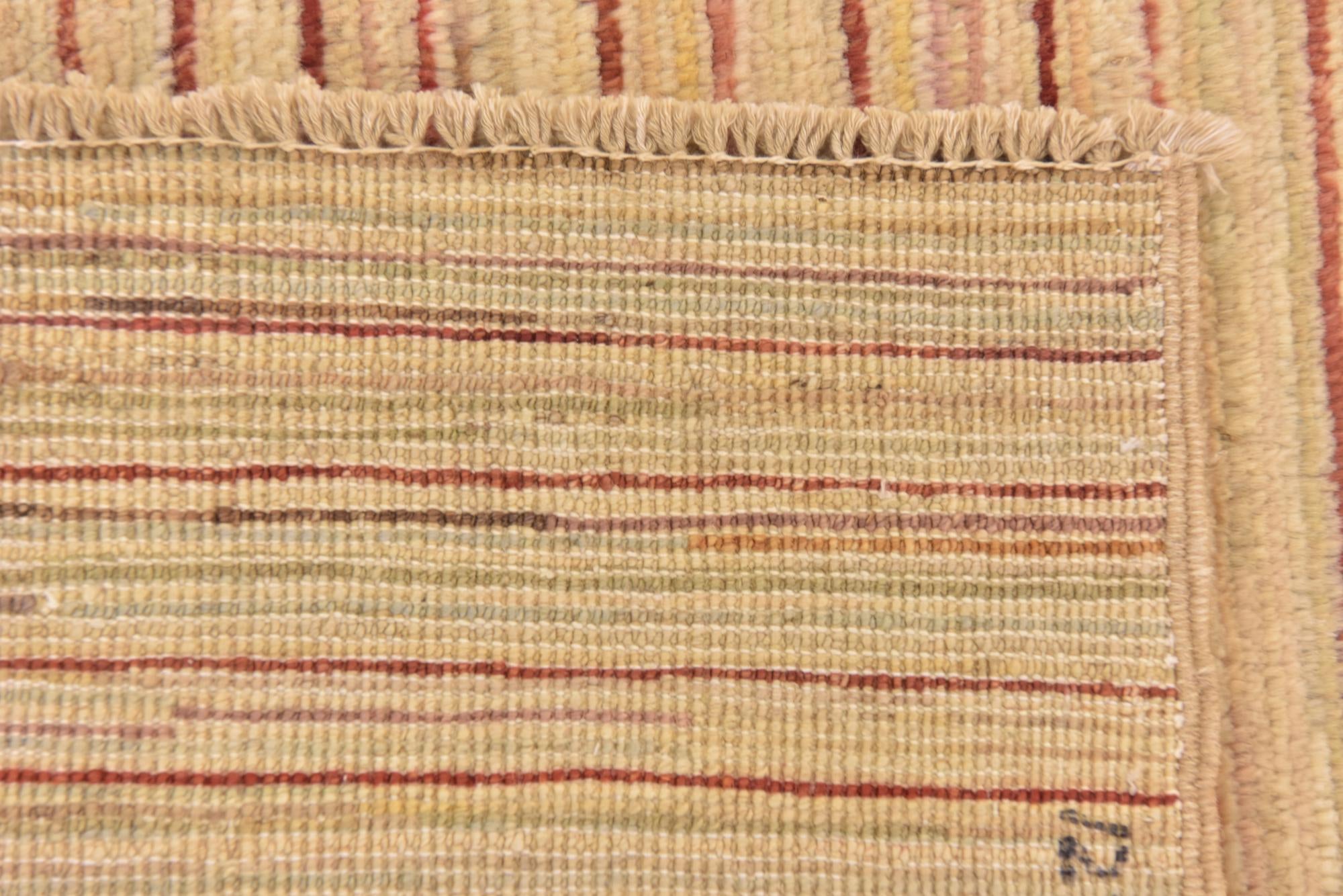 3' 8 x 5' 5 Hand Knotted Modern Ziegler Rug