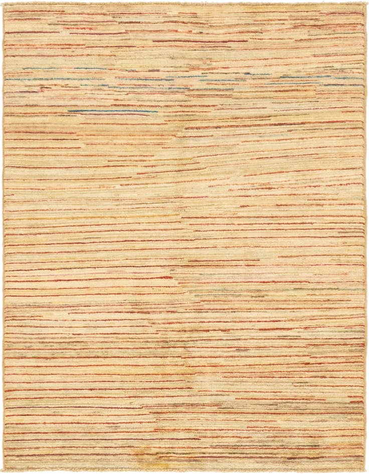 Detail image of 3' 8 x 5' 5 Hand Knotted Modern Ziegler Rug