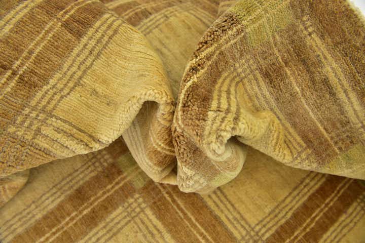 4' 7 x 6' 6 Hand Knotted Modern Ziegler Rug