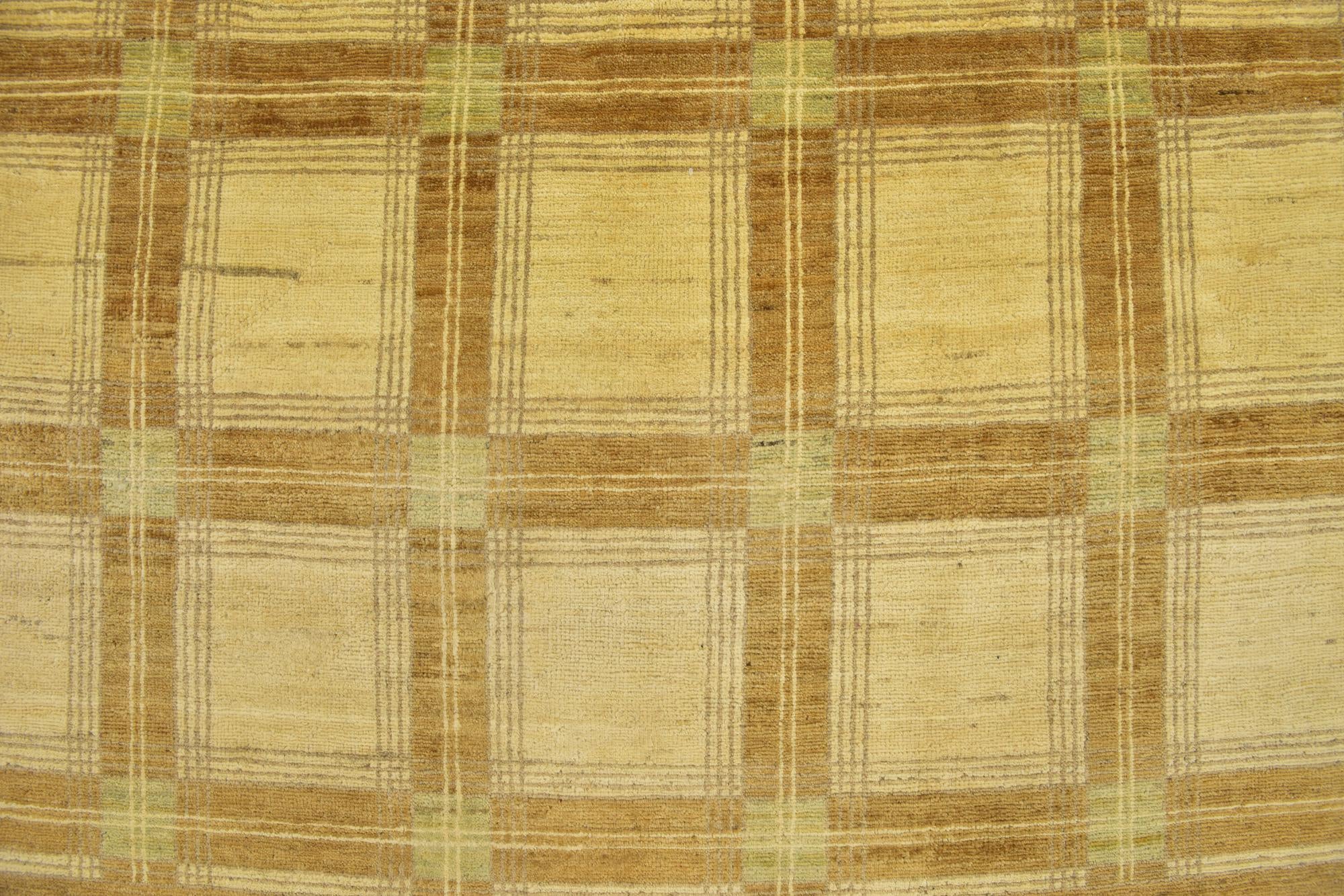 4' 7 x 6' 6 Hand Knotted Modern Ziegler Rug