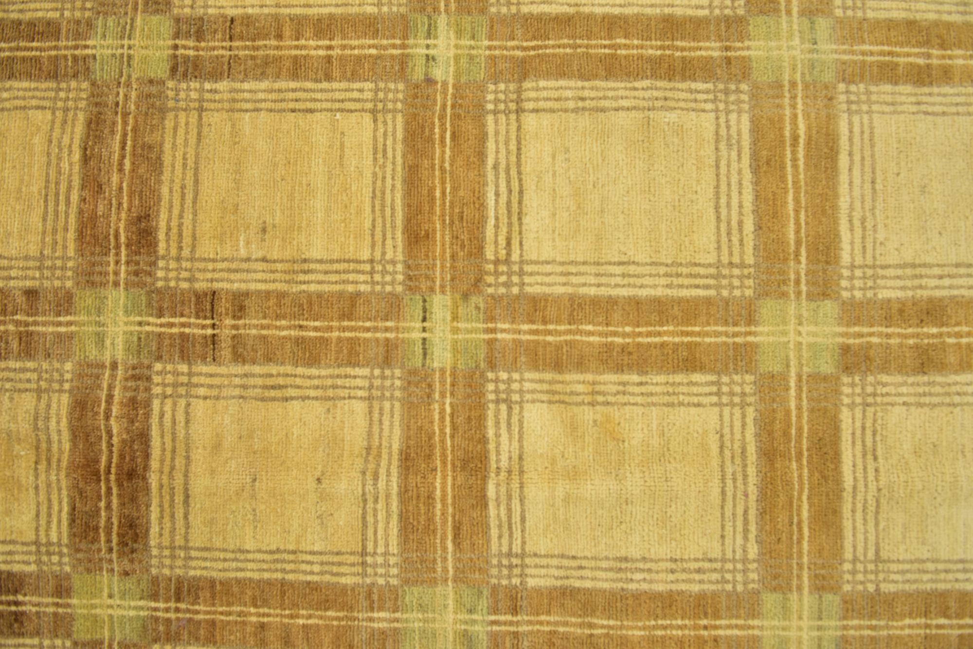4' 7 x 6' 6 Hand Knotted Modern Ziegler Rug