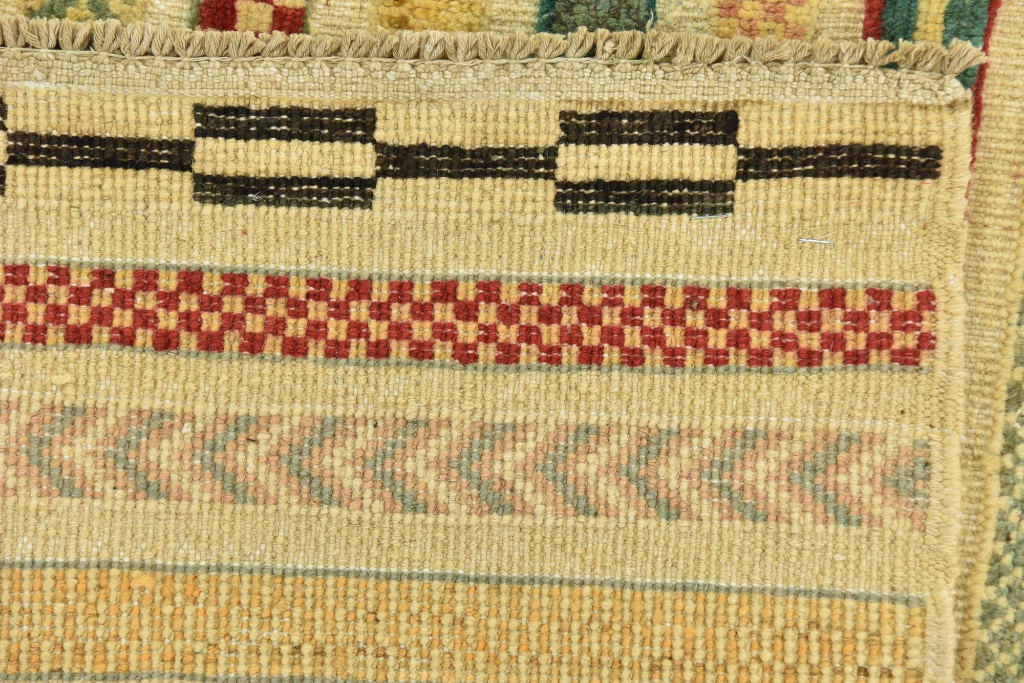 6' 7 x 9' 7 Hand Knotted Modern Ziegler Rug