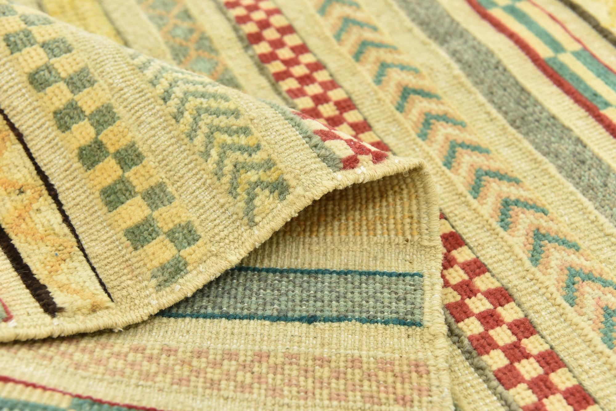 6' 7 x 9' 7 Hand Knotted Modern Ziegler Rug