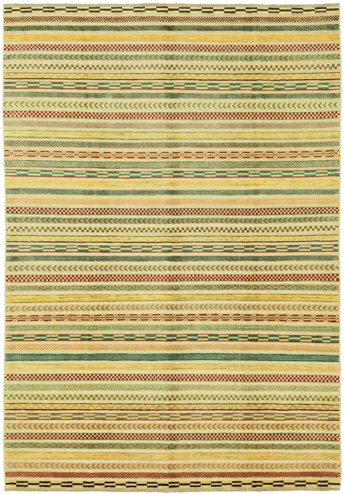 6' 7 x 9' 7 Hand Knotted Modern Ziegler Rug