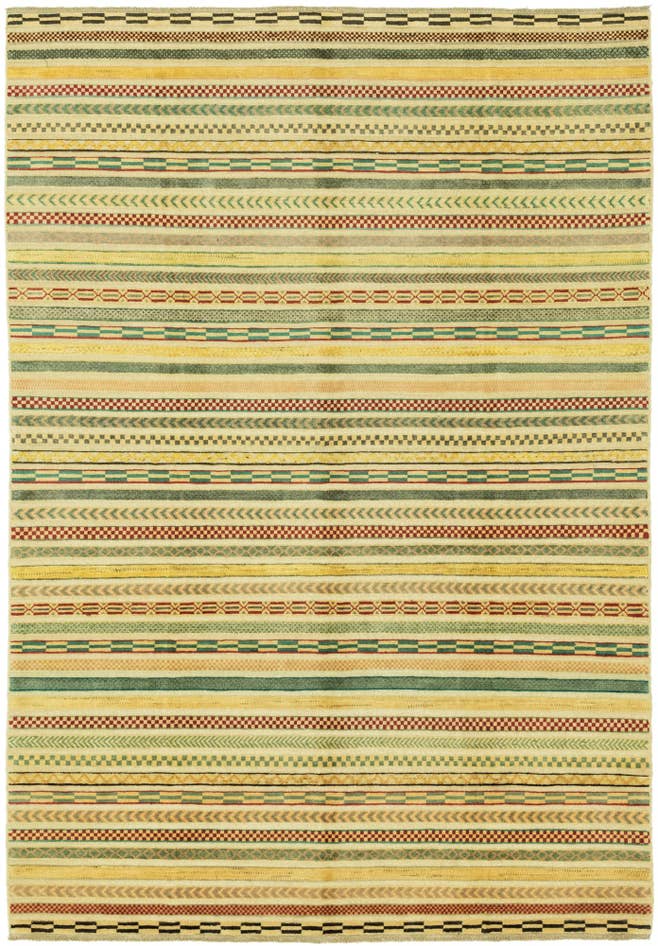 Detail image of 6' 7 x 9' 7 Hand Knotted Modern Ziegler Rug