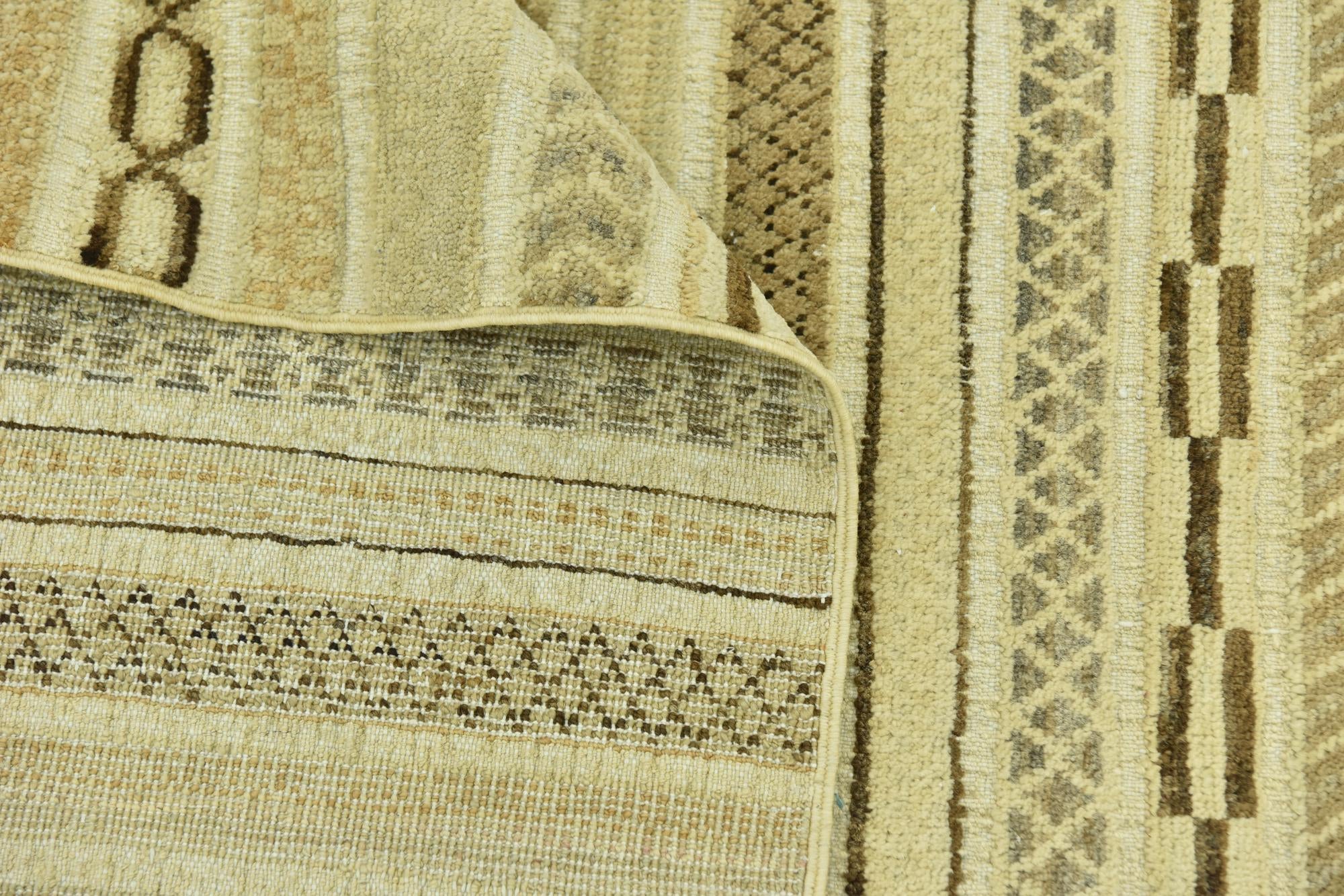 6' 4 x 9' 6 Hand Knotted Modern Ziegler Rug