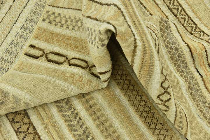 6' 4 x 9' 6 Hand Knotted Modern Ziegler Rug