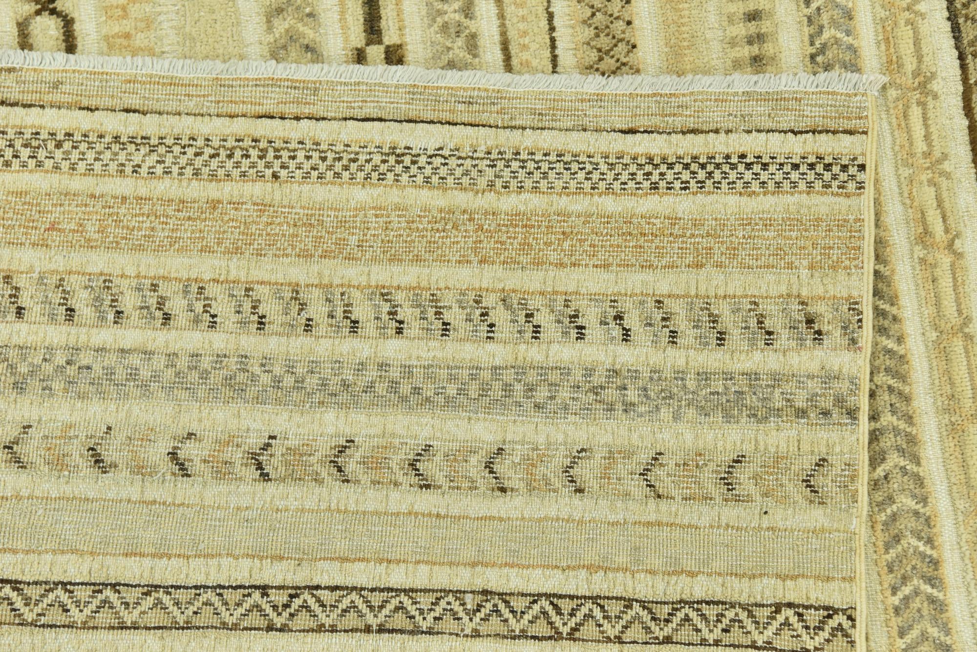 6' 4 x 9' 6 Hand Knotted Modern Ziegler Rug