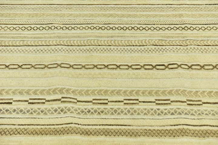 6' 4 x 9' 6 Hand Knotted Modern Ziegler Rug