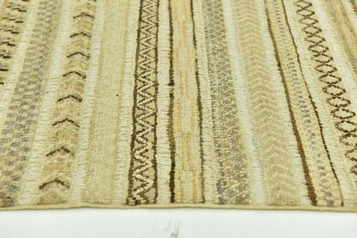 6' 4 x 9' 6 Hand Knotted Modern Ziegler Rug