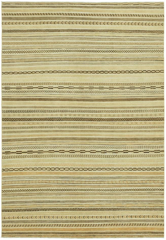 Detail image of 6' 4 x 9' 6 Hand Knotted Modern Ziegler Rug