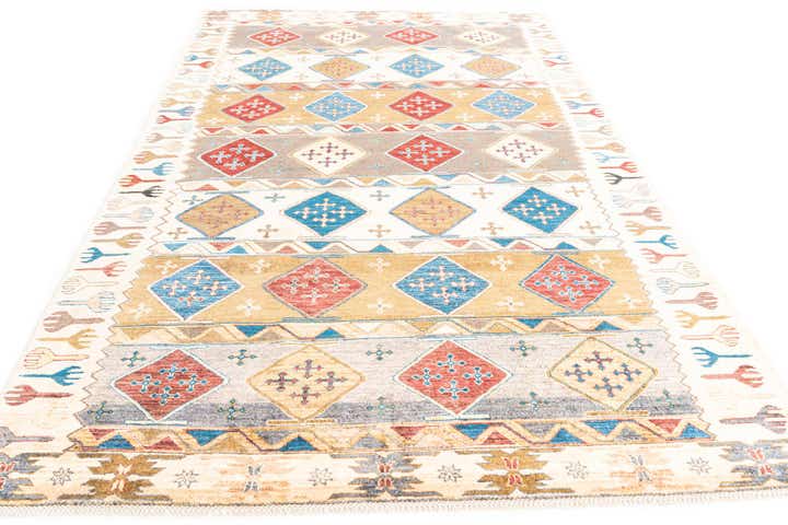 6' 7 x 9' 9 Hand Knotted Modern Ziegler Rug