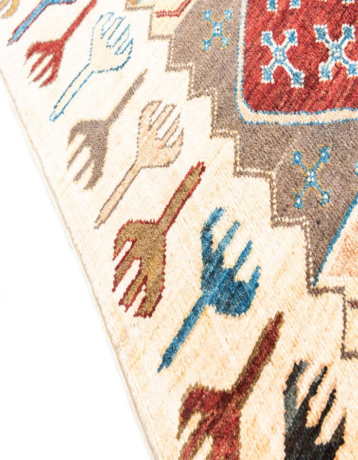 Detail image of 6' 7 x 9' 9  Hand Knotted Modern Ziegler Rug