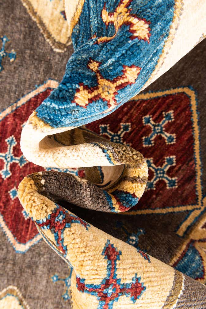 6' 7 x 9' 9 Hand Knotted Modern Ziegler Rug