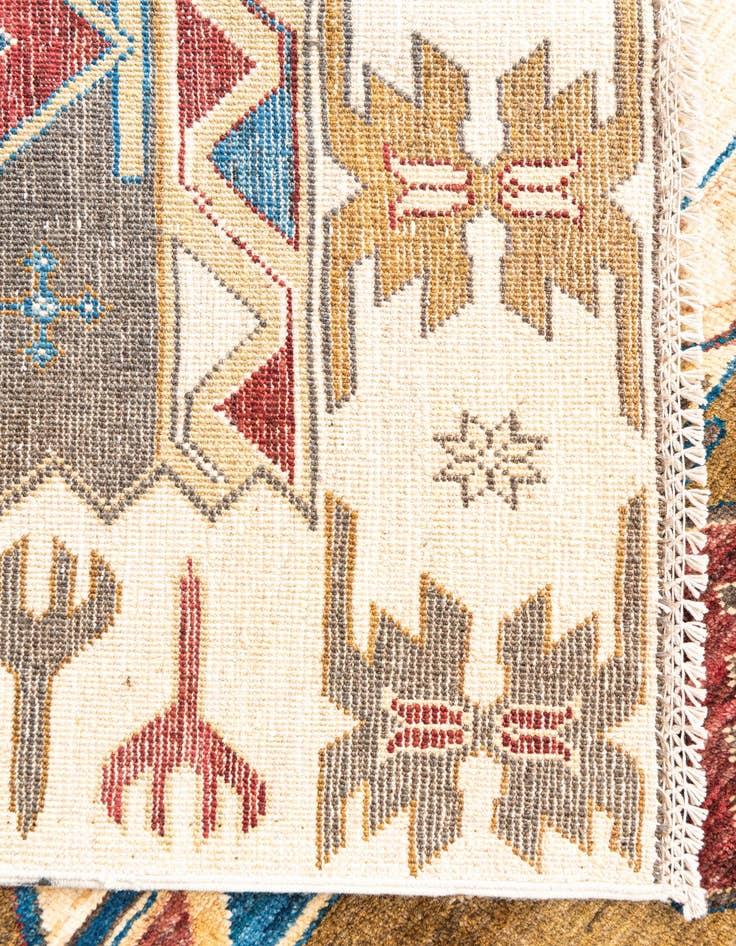 Detail image of 6' 7 x 9' 9  Hand Knotted Modern Ziegler Rug