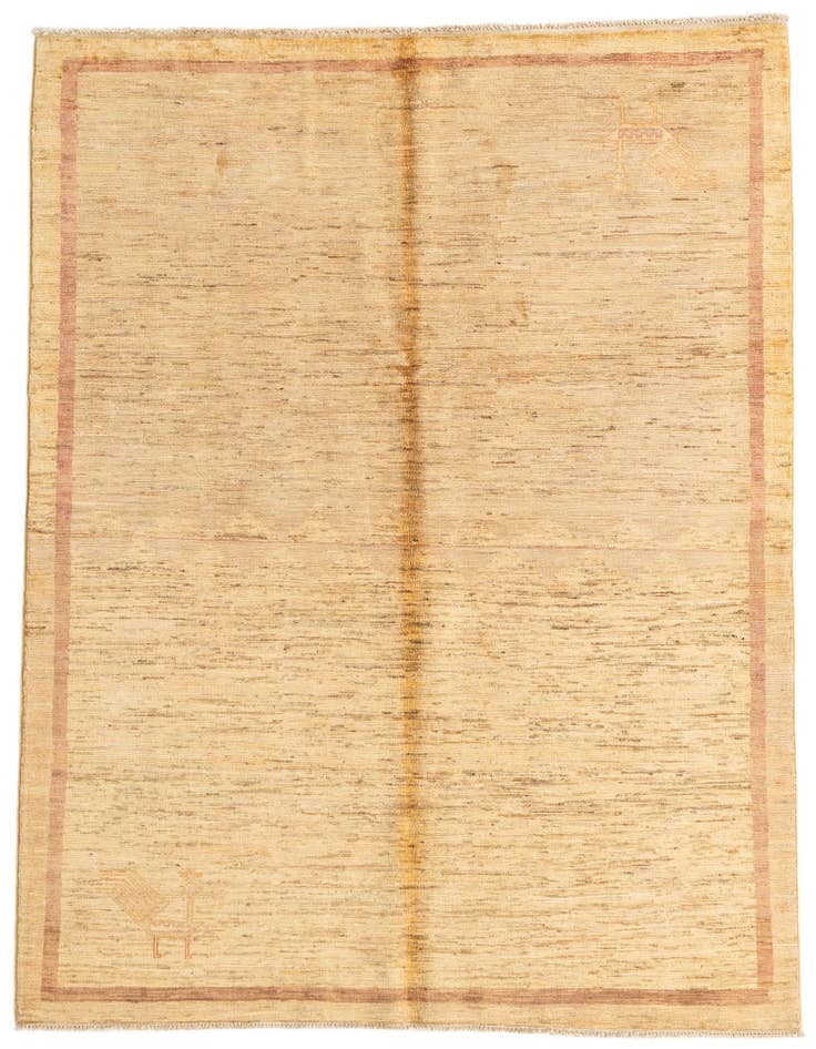 Detail image of 4' 9 x 6' 5 Hand Knotted Modern Ziegler Rug