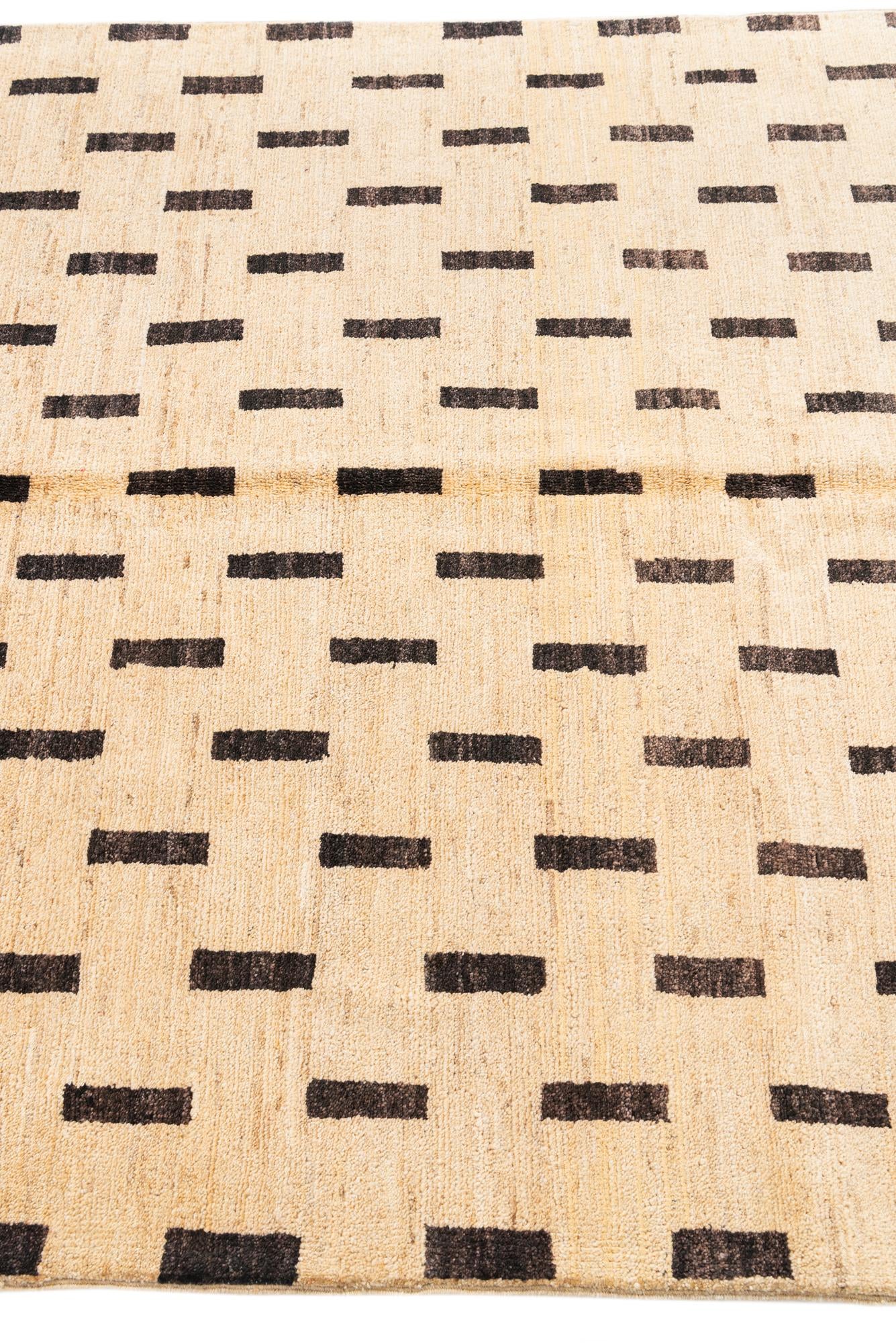 4' 8 x 6' 6 Hand Knotted Modern Ziegler Rug