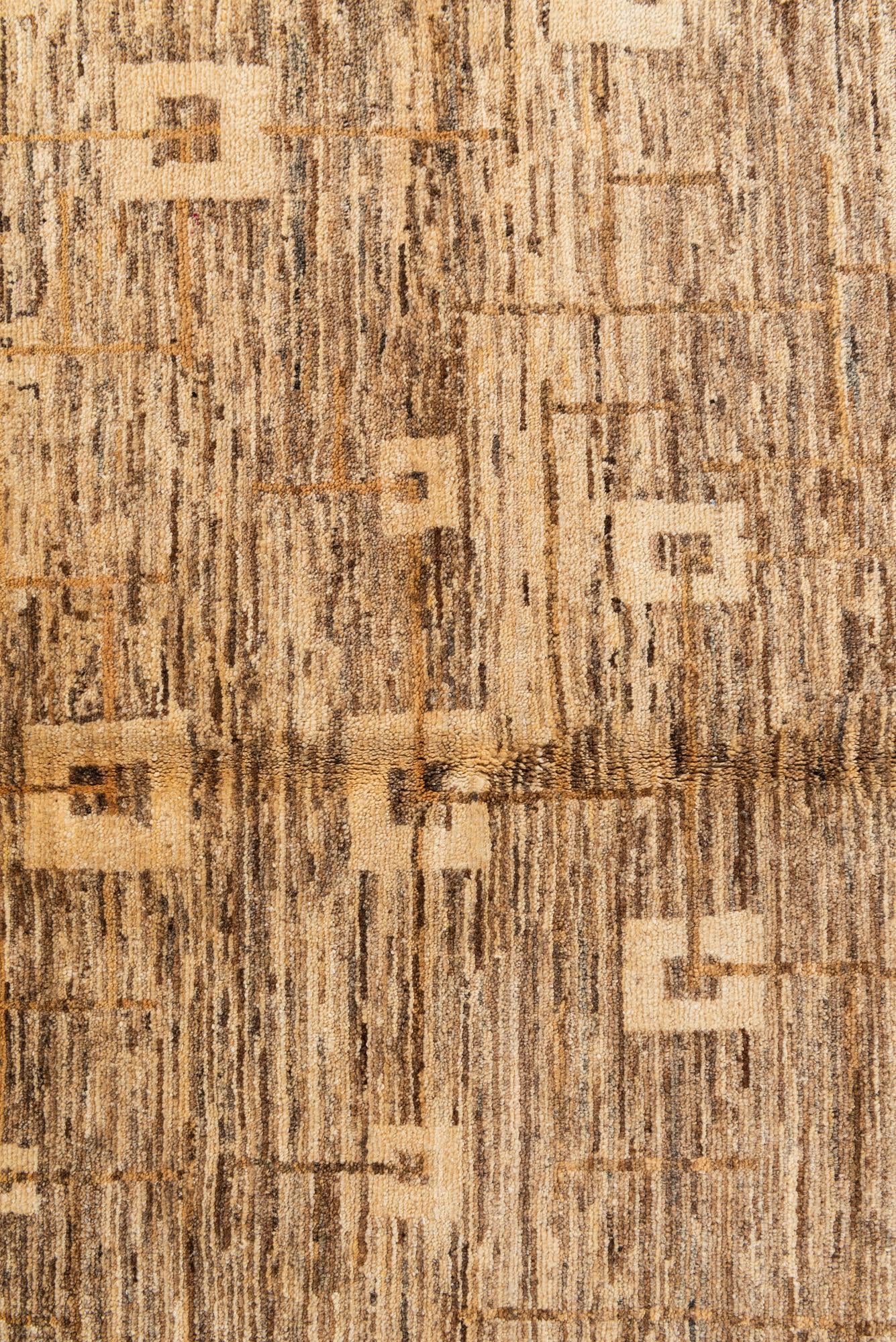 4' x 6' Hand Knotted Modern Ziegler Rug