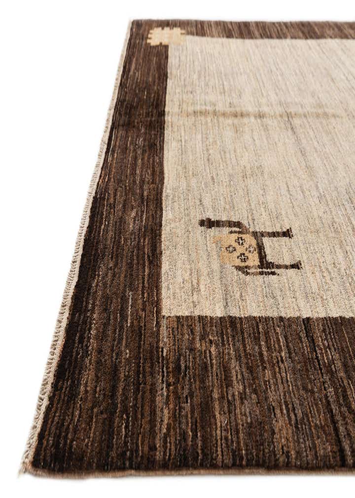 5' x 6' 4 Hand Knotted Modern Ziegler Rug