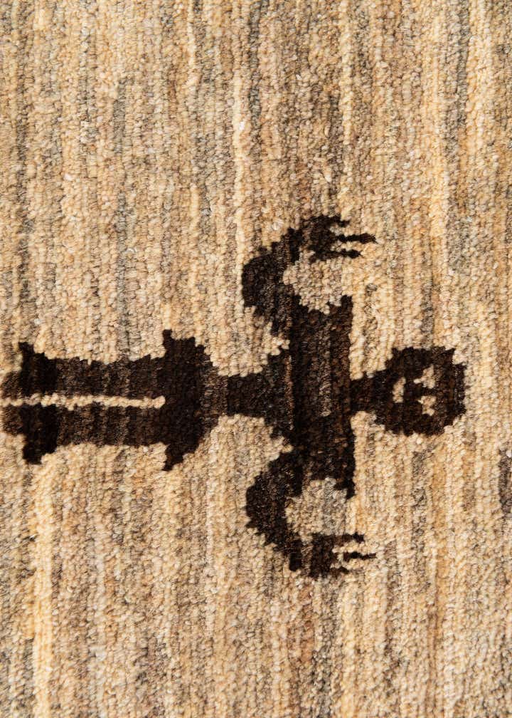 5' x 6' 4 Hand Knotted Modern Ziegler Rug