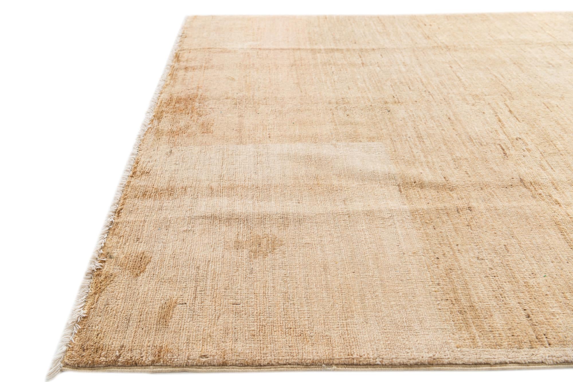 4' x 6' Hand Knotted Modern Ziegler Rug