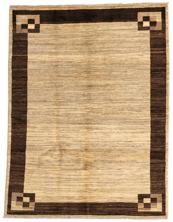 Detail image of 3' 10 x 5' 10 Hand Knotted Modern Ziegler Rug