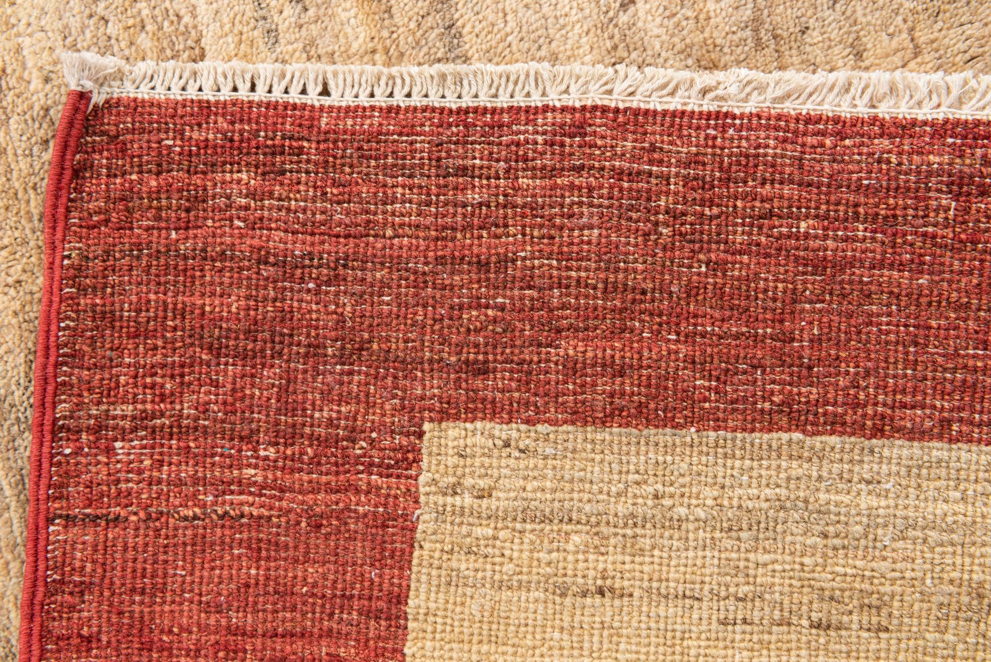 3' 10 x 5' 8 Hand Knotted Modern Ziegler Rug