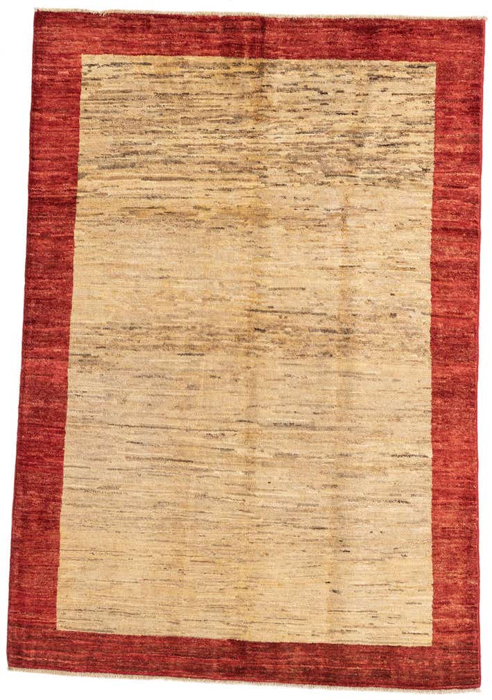 3' 10 x 5' 8 Hand Knotted Modern Ziegler Rug