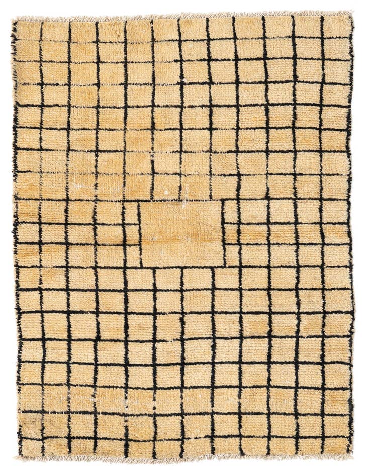 Detail image of 3' x 4' 10 Hand Knotted Modern Ziegler Wool Rug