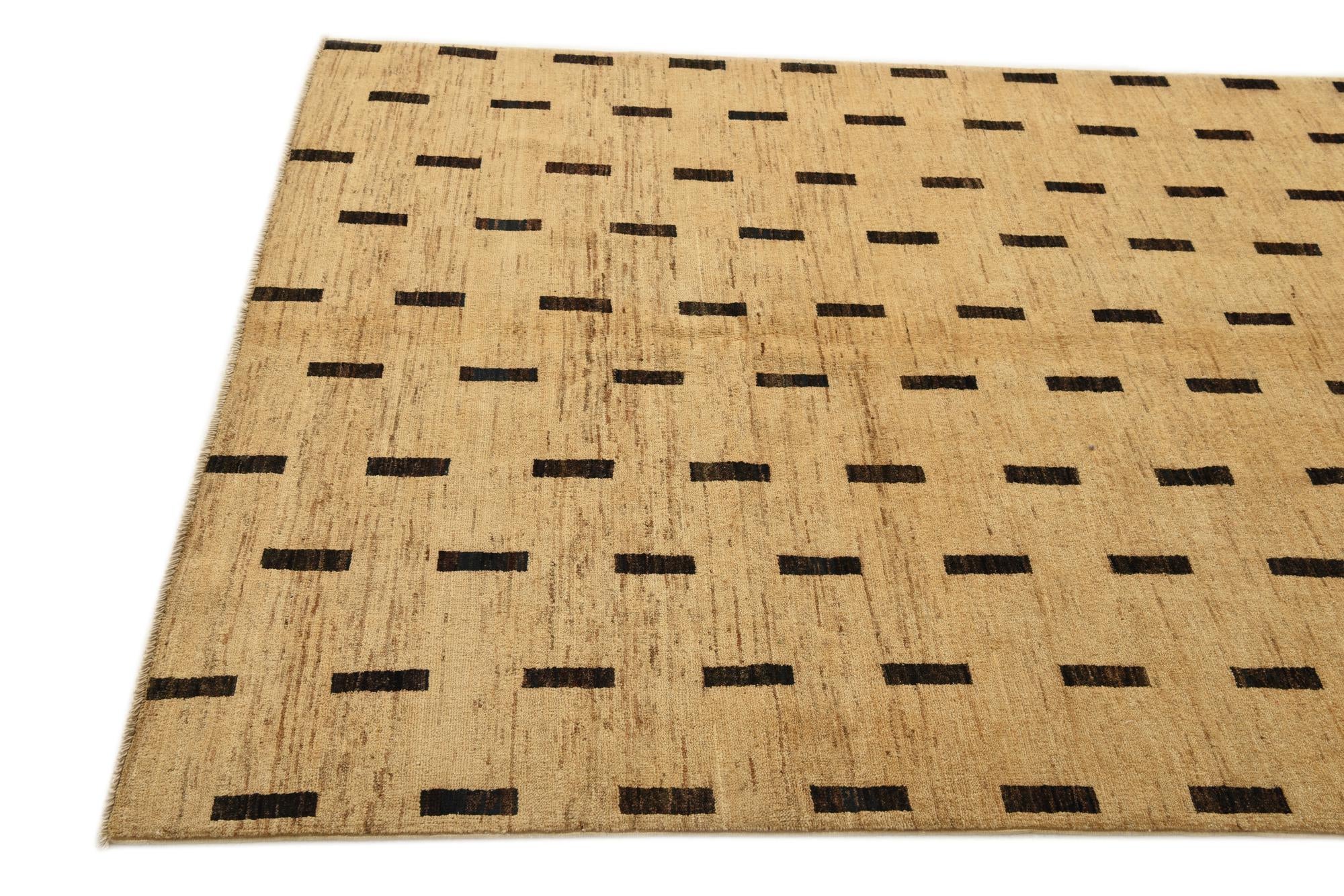 4' 10 x 6' 5 Hand Knotted Modern Ziegler Rug