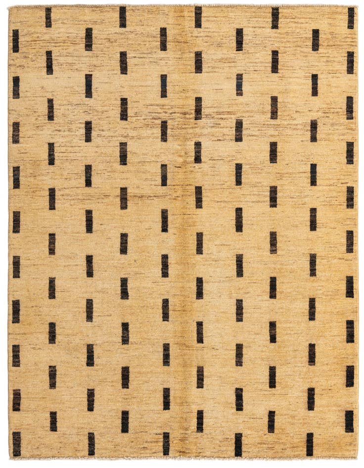 Detail image of 4' 10 x 6' 5 Hand Knotted Modern Ziegler Rug