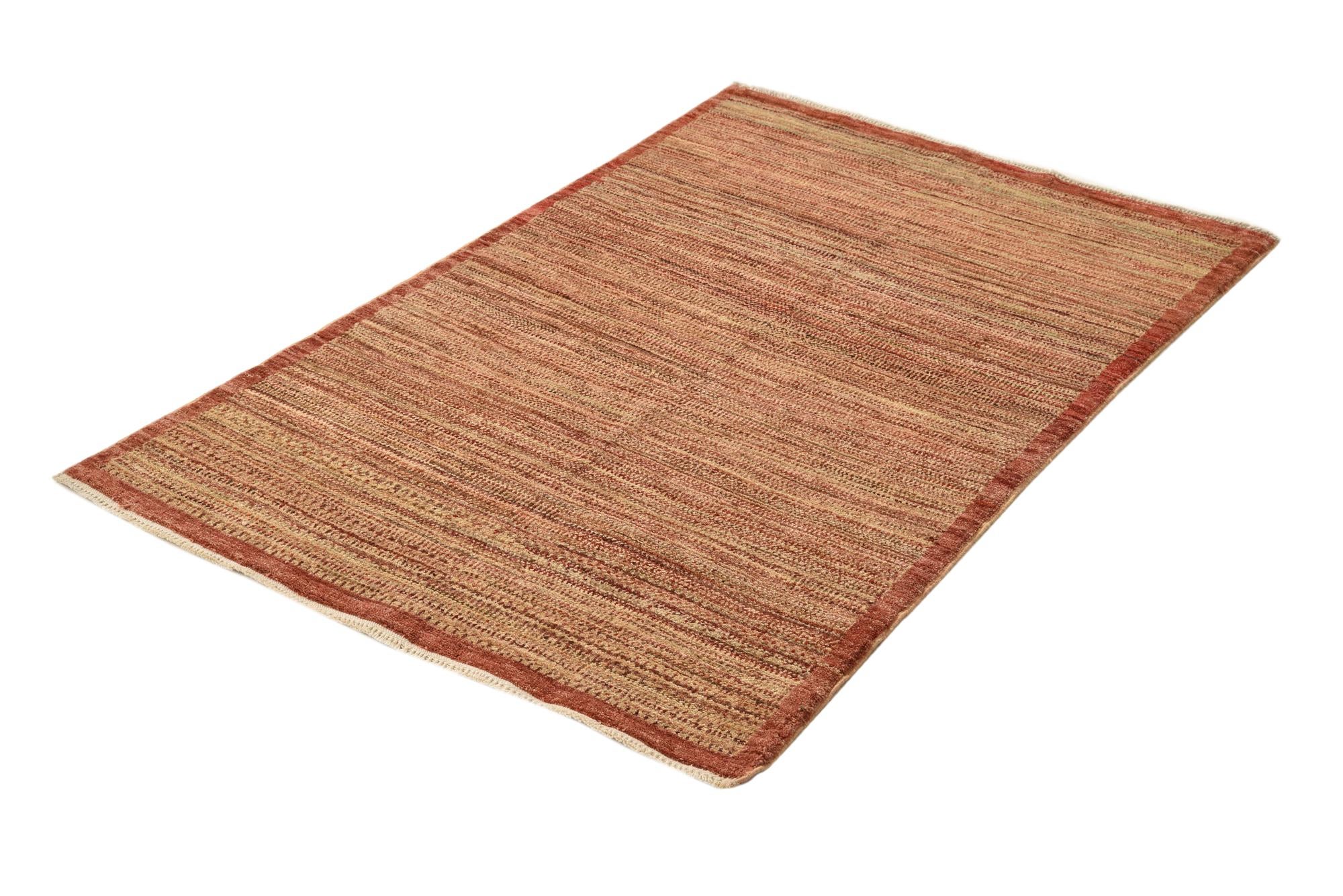 3' 2 x 4' 10 Hand Knotted Modern Ziegler Rug