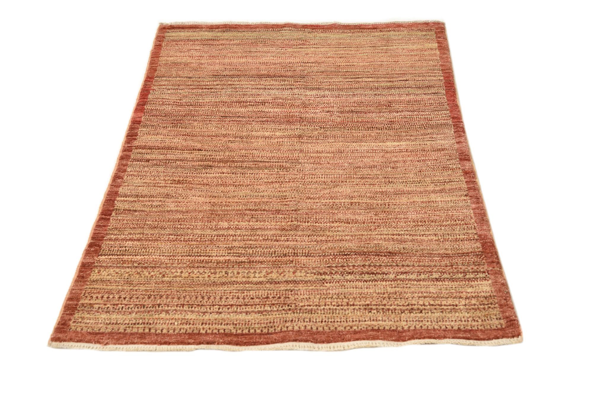 3' 2 x 4' 10 Hand Knotted Modern Ziegler Rug