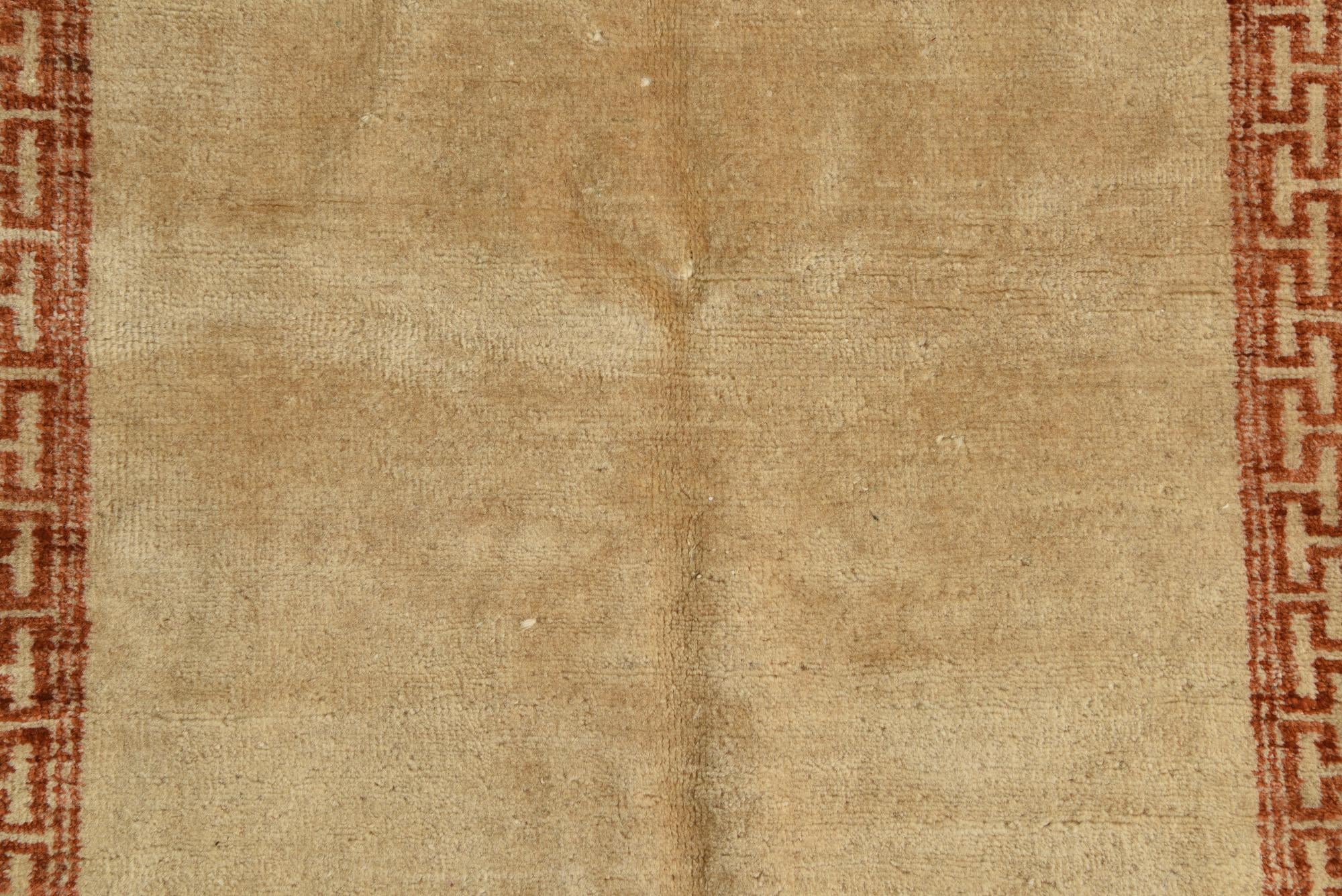 4' 1 x 6' 2 Hand Knotted Modern Ziegler Rug
