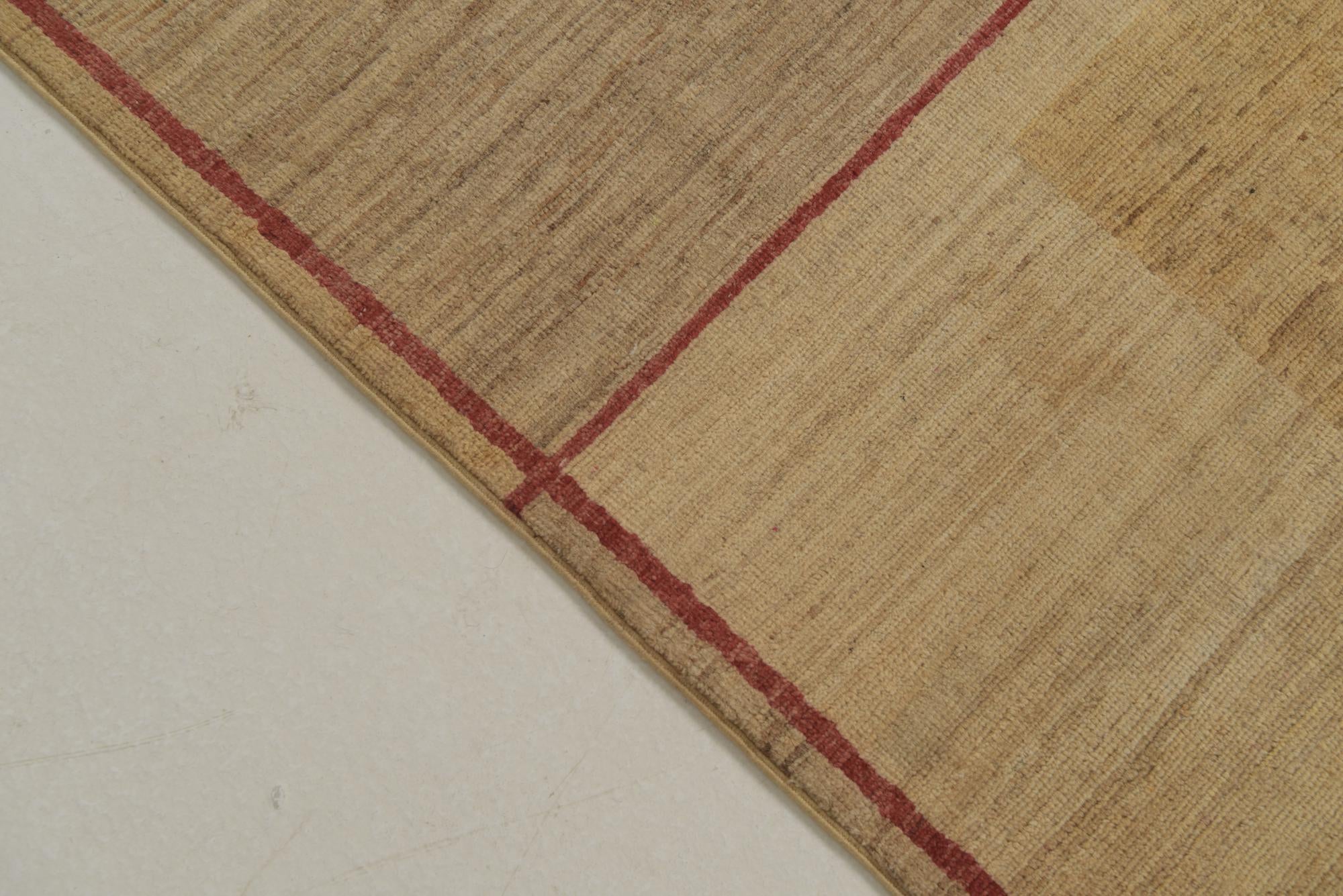 5' x 6' 9 Hand Knotted Modern Ziegler Rug