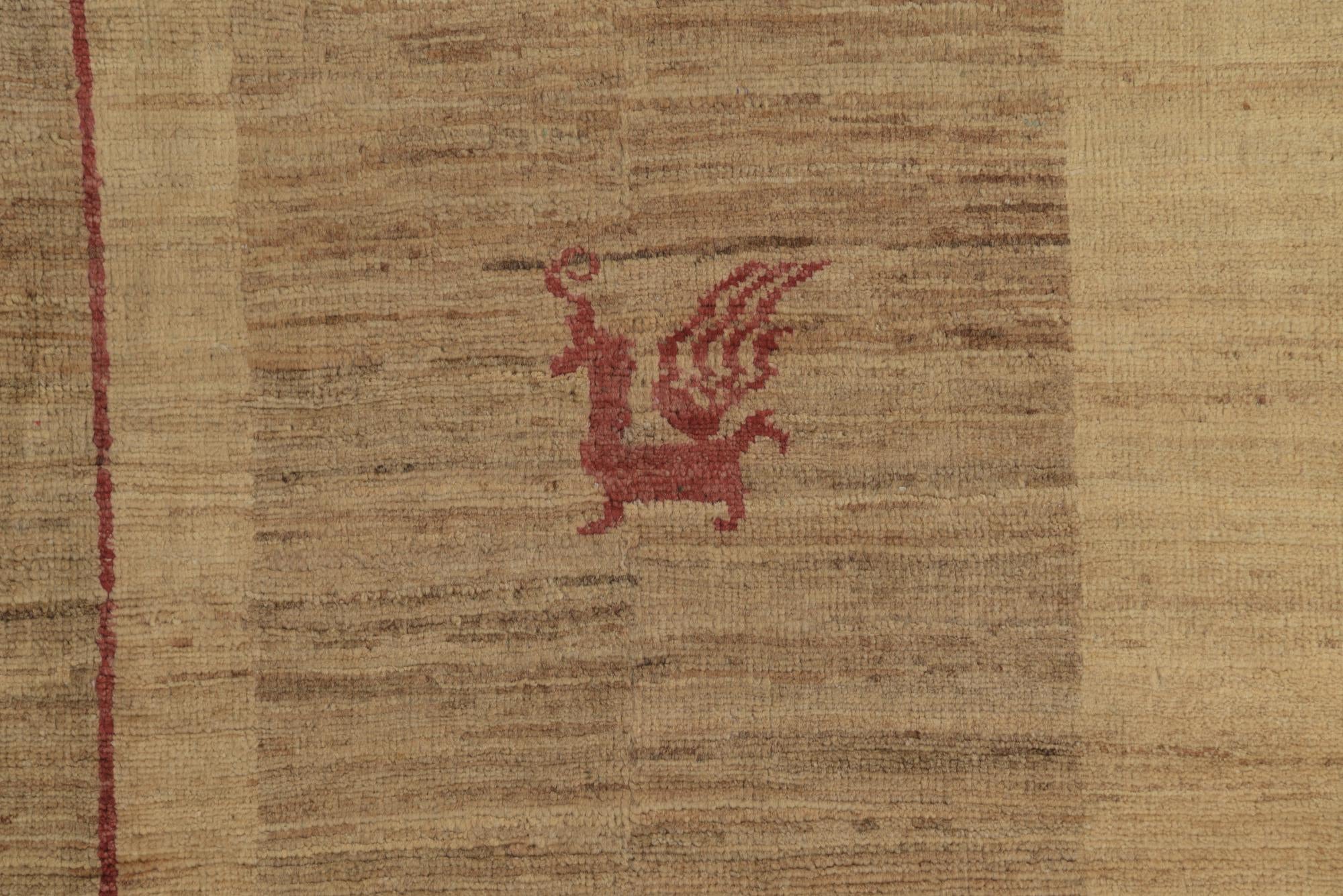 5' x 6' 9 Hand Knotted Modern Ziegler Rug