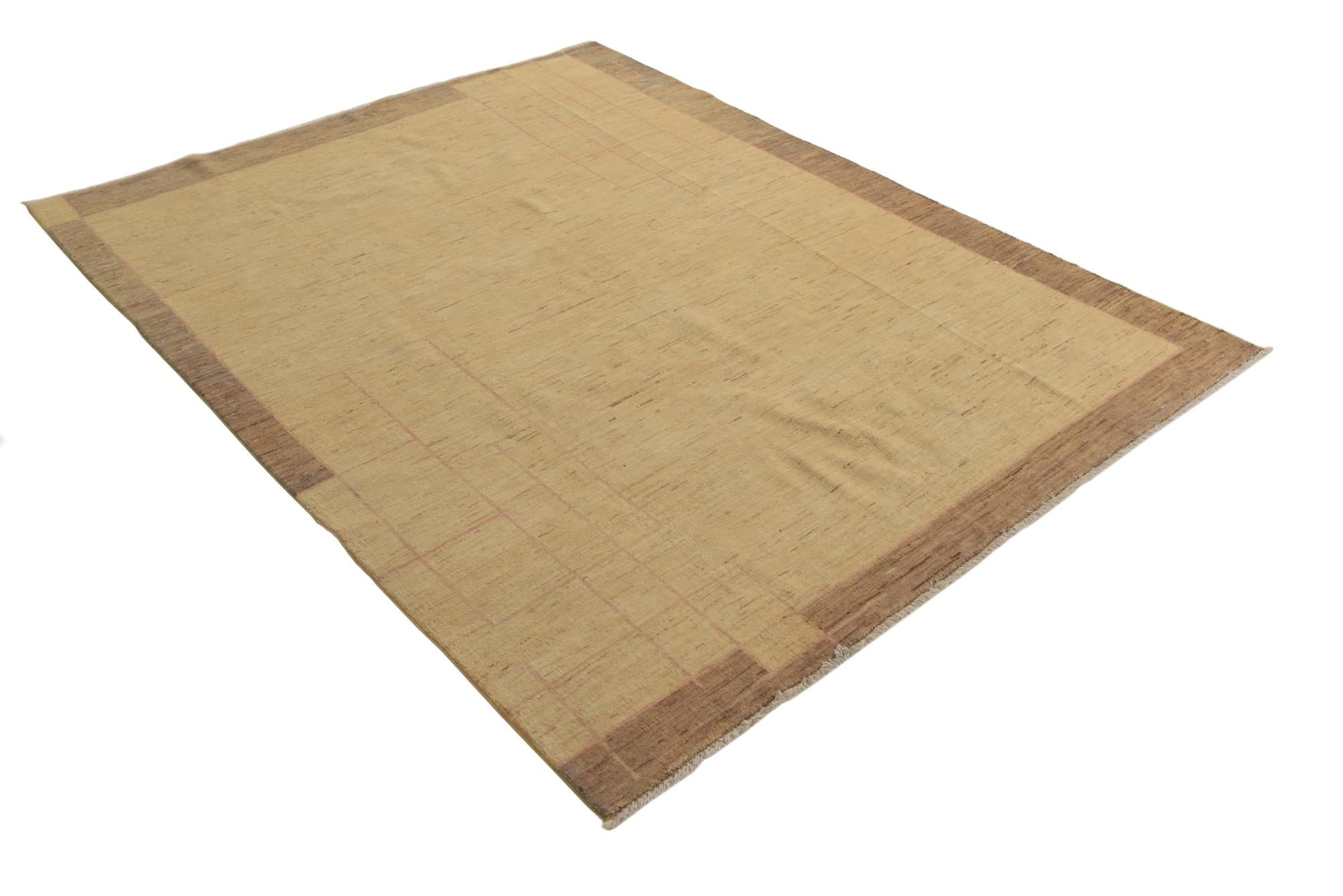 5' 8 x 7' 5 Hand Knotted Modern Ziegler Rug