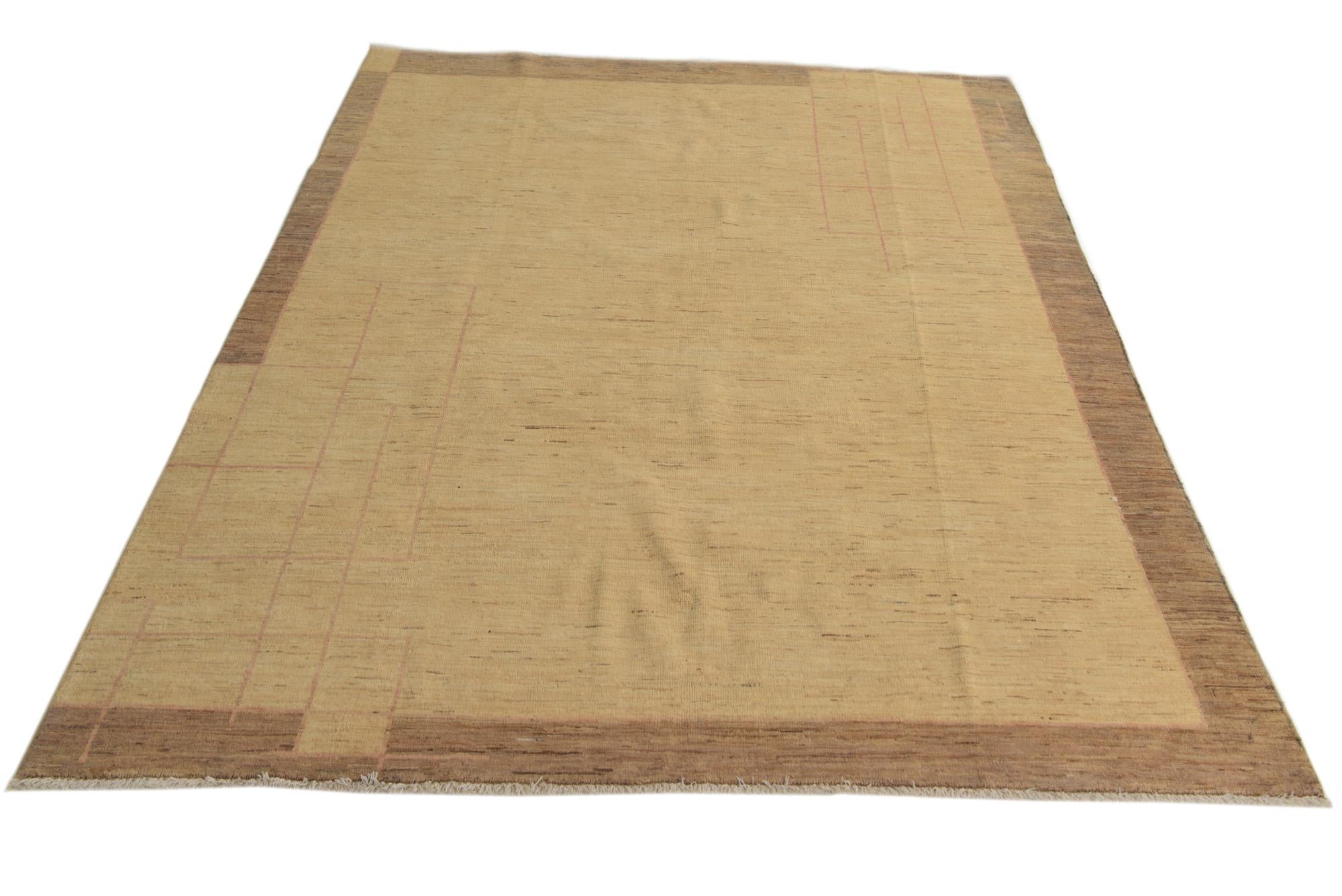5' 8 x 7' 5 Hand Knotted Modern Ziegler Rug