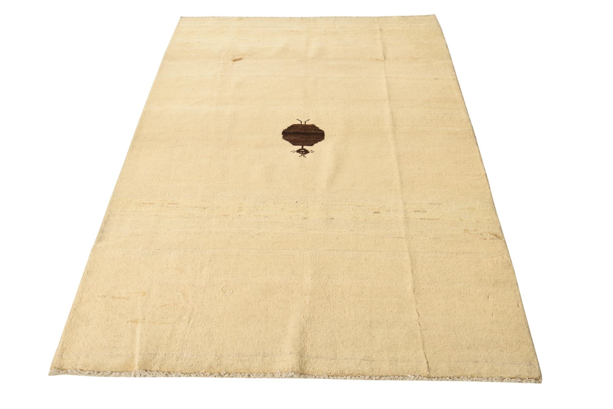 4' 1 x 6' 1 Hand Knotted Modern Ziegler Rug