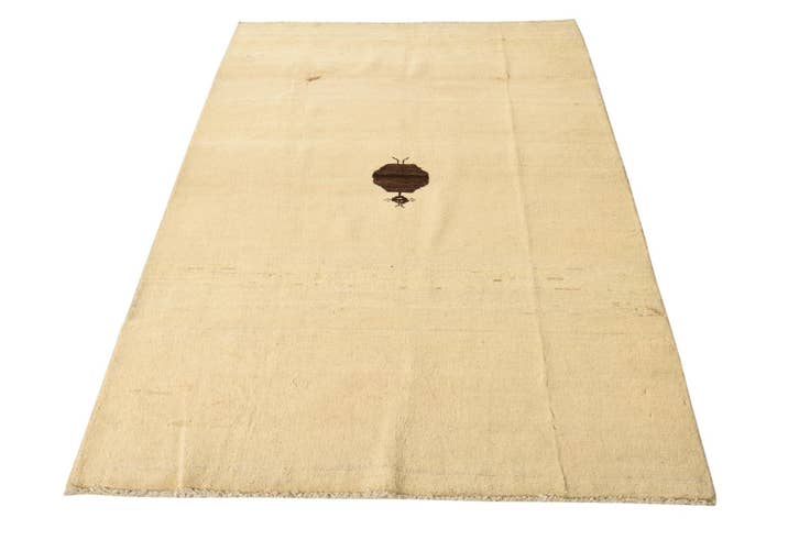 Detail image of 4' 1 x 6' 1 Hand Knotted Modern Ziegler Rug