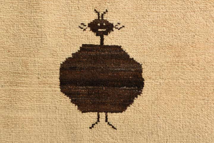 4' 1 x 6' 1 Hand Knotted Modern Ziegler Rug