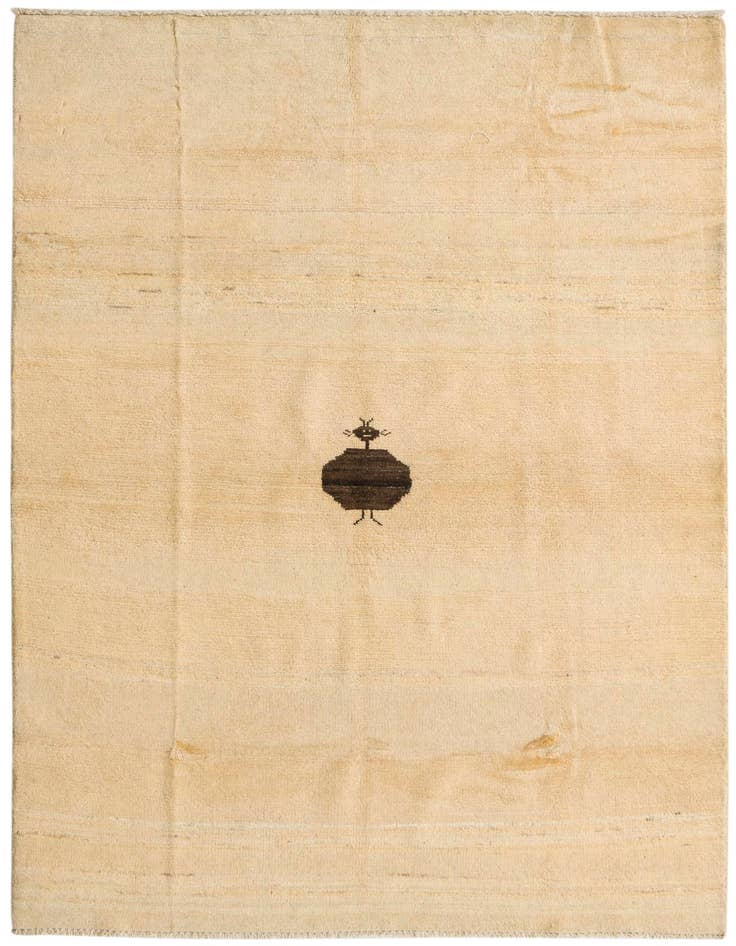 Detail image of 4' 1 x 6' 1 Hand Knotted Modern Ziegler Rug
