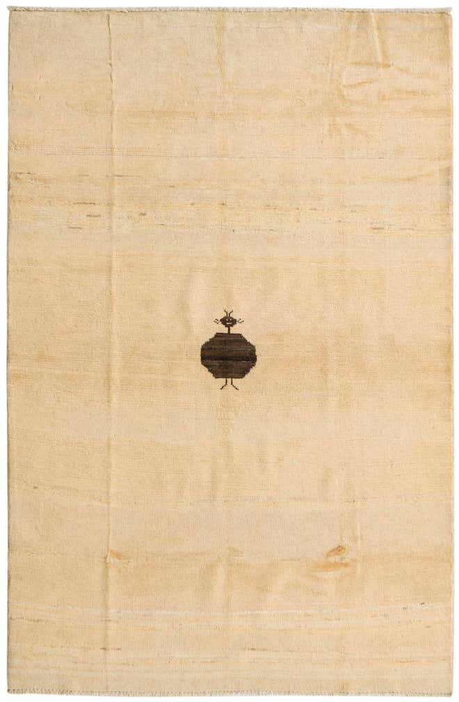 4' 1 x 6' 1 Hand Knotted Modern Ziegler Rug