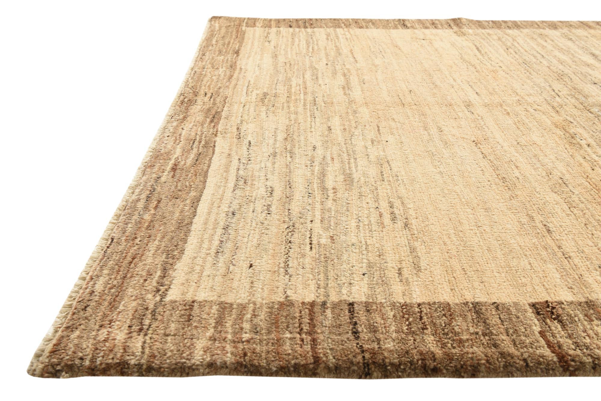 5' x 6' 8 Hand Knotted Modern Ziegler Rug