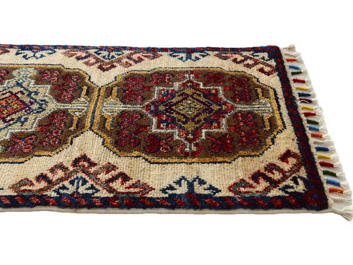 1' 5 x 2' Hand Knotted Modern Ziegler Rug