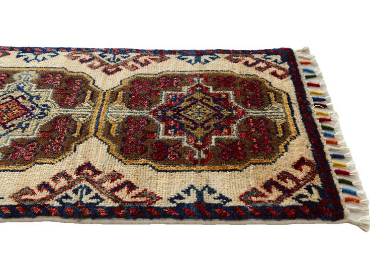 Detail image of 1' 5 x 2' Hand Knotted Modern Ziegler Rug