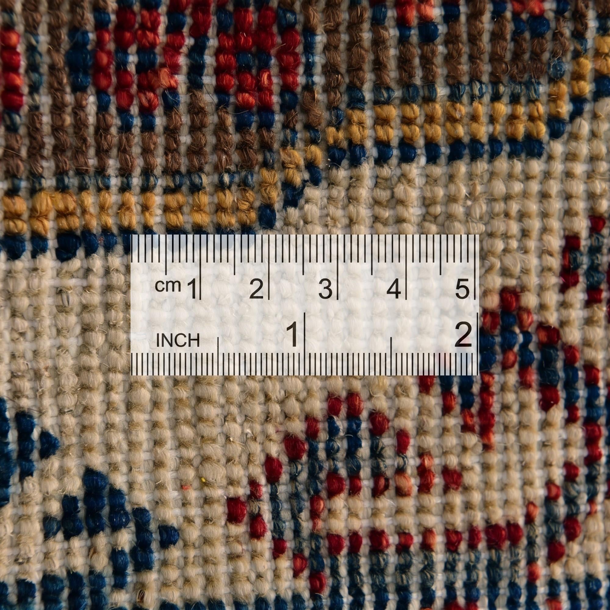 1' 5 x 2' Hand Knotted Modern Ziegler Rug